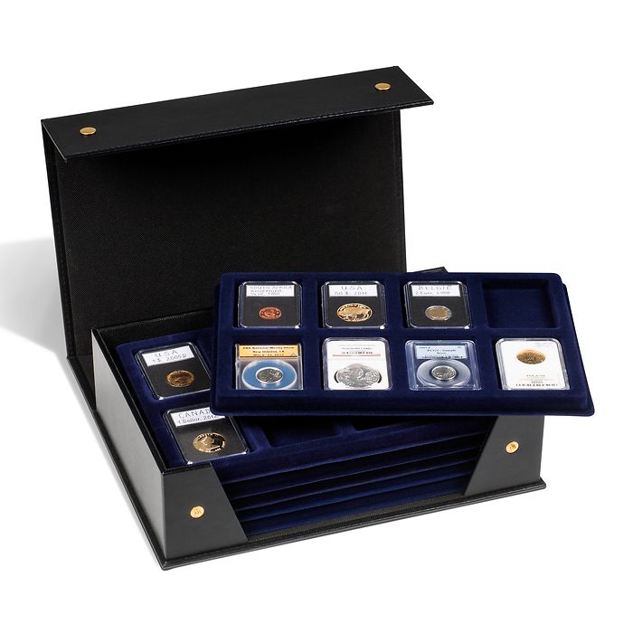 TABLO presentation case, with 6 trays for 48 slabs (PCGS,NGC,ANACS,EVERLABS,QUICKSLAB