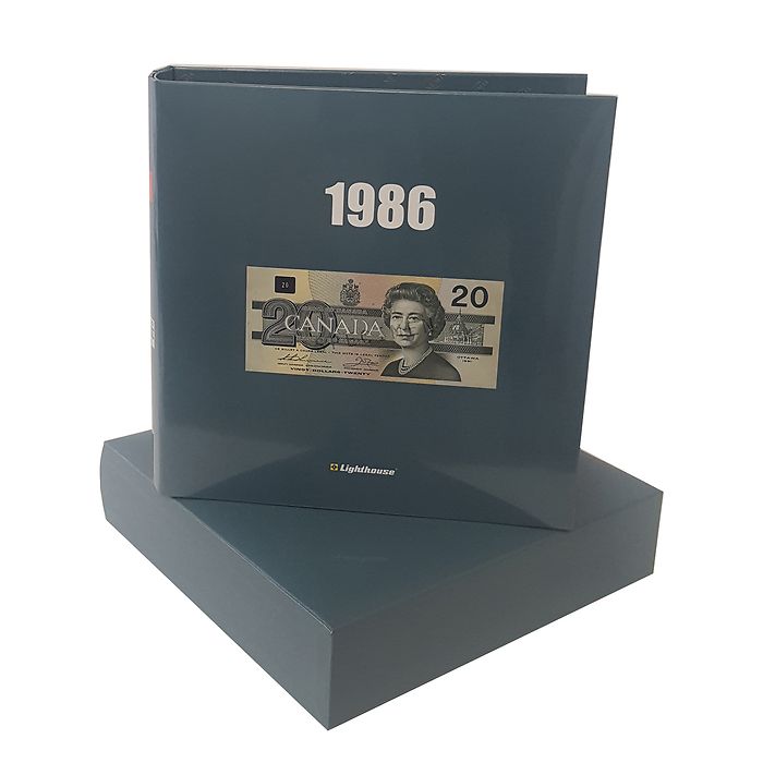 NUMIS Album for Canadian Banknotes, 1986, blank