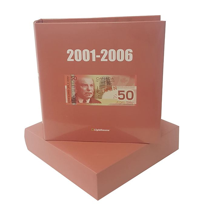 NUMIS Album for Canadian Banknotes, 2001-2006, blank