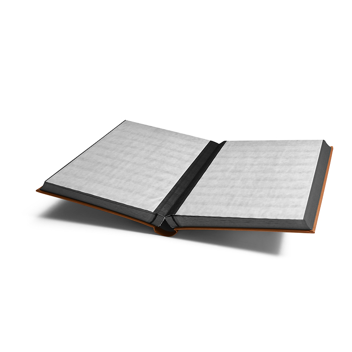 Stockbook COMFORT, Din A4, 64 black pages, padded cover, bronze