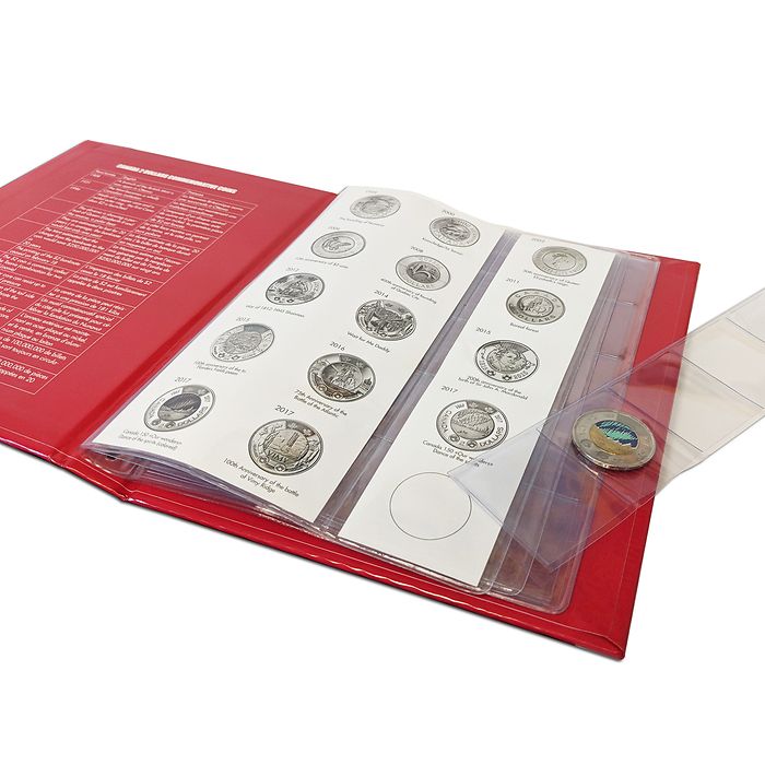 Canadian Coin Folder KASKADE, 2$ Commemorative Coins