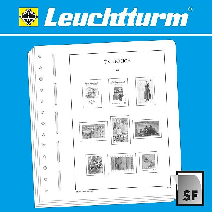 LIGHTHOUSE SF Illustrated album pages Dispenser-stamps 2018-2020
