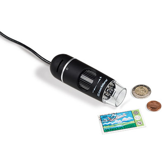 USB digital microscope DM6, features a 10x to 300x magnification