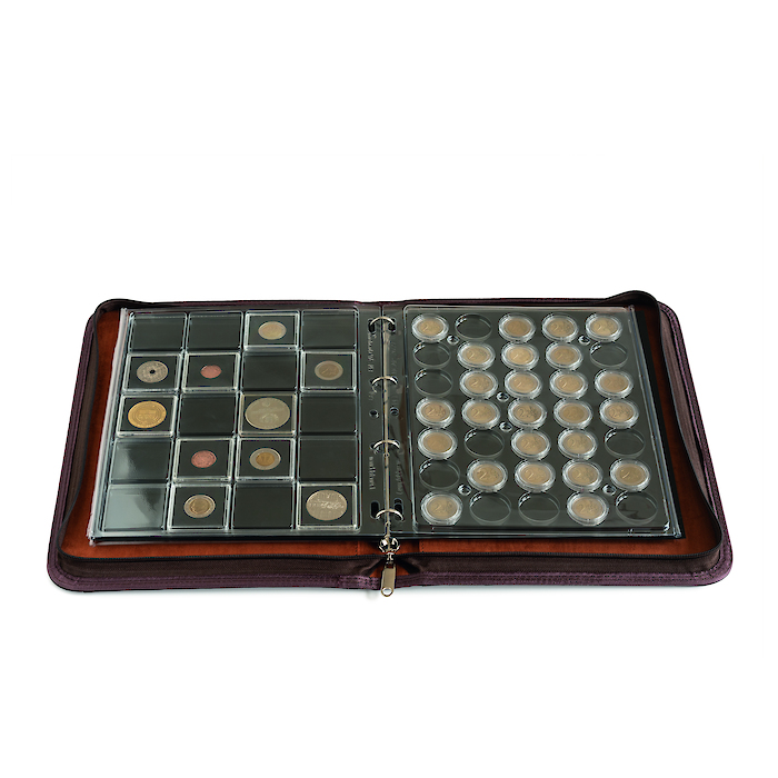 KURT ringbinder portfolio in GRANDE format, brown