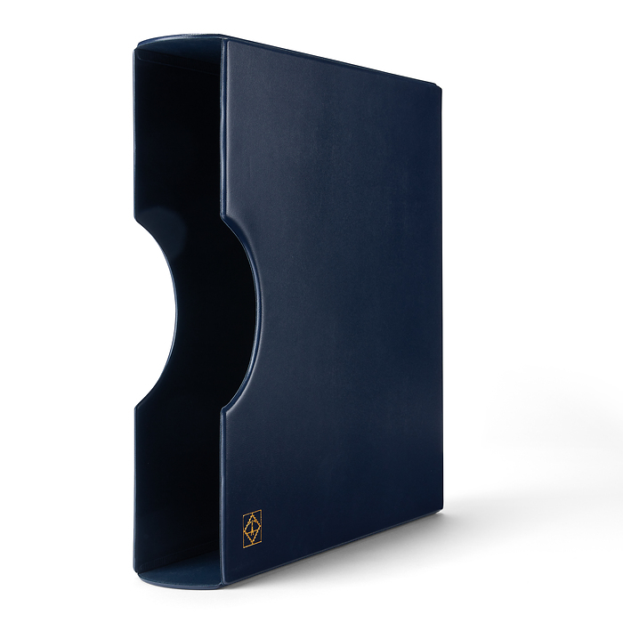 Turn-bar binder Perfect DP, classic design, 'UKRAJINA' , incl. slipcase, blue