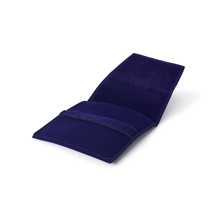 Premium Coin Pocket for one coin with or without capsule up to 50 mm, blue