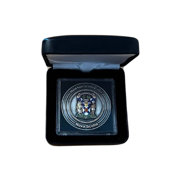 Limited Edition Collectors Coin for Nova Scotia in NOBILE coin box