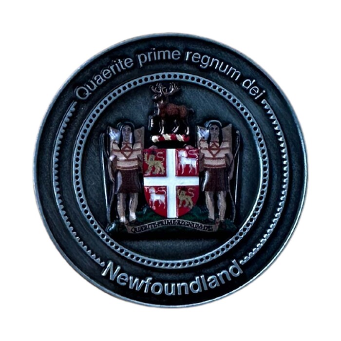 Limited Edition Collectors Coin for Newfoundland in NOBILE coin box