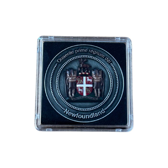 Limited Edition Collectors Coin for Newfoundland in NOBILE coin box