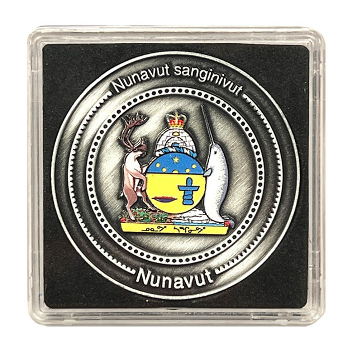 Limited Edition Collectors Coin for Nunavut in QUADRUM coin capsule