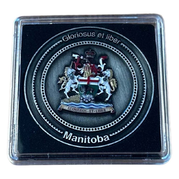 Limited Edition Collectors Coin for Manitoba in QUADRUM coin capsule