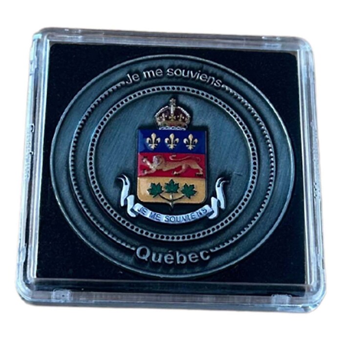 Limited Edition Collectors Coin for Quebec in QUADRUM coin capsule