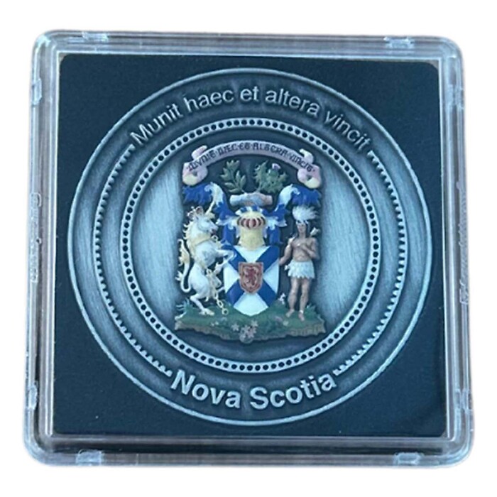 Limited Edition Collectors Coin for Nova Scotia in QUADRUM coin capsule
