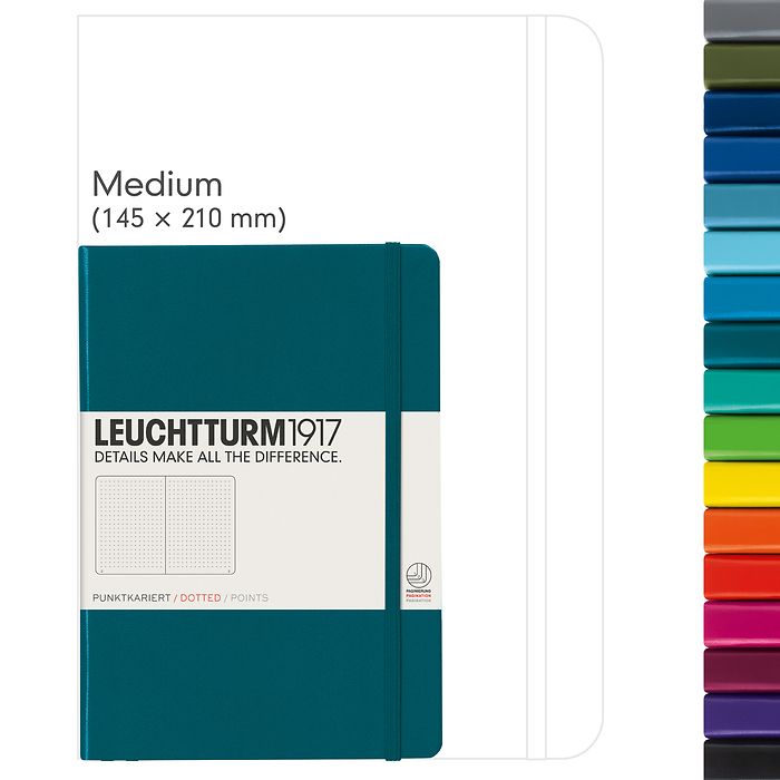 Notebook Medium (A5), Hardcover, 249 numbered pages