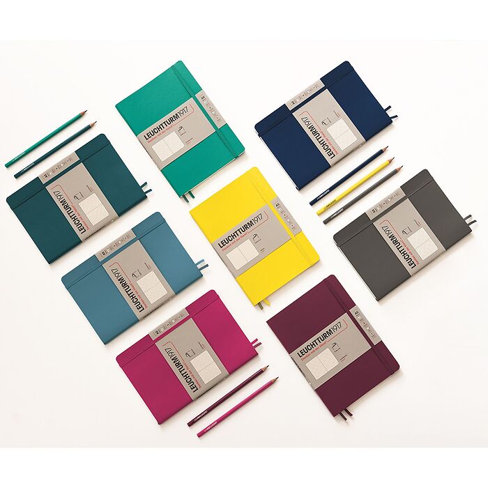 Notebook Medium (A5), Softcover, 123 numbered pages