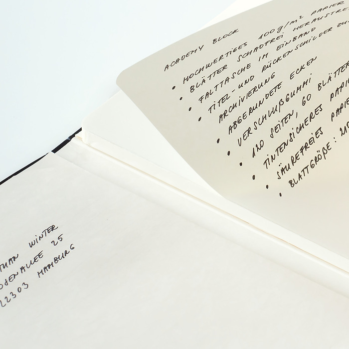 Academy Block Medium (A5), Hardcover, 60 sheets removable