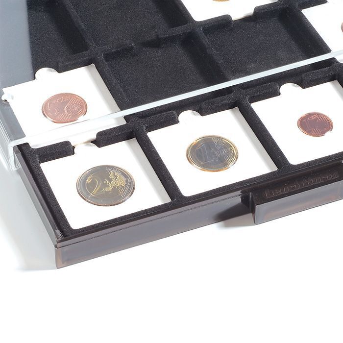 2x2' Coin Holders MATRIX white, self-adhesive