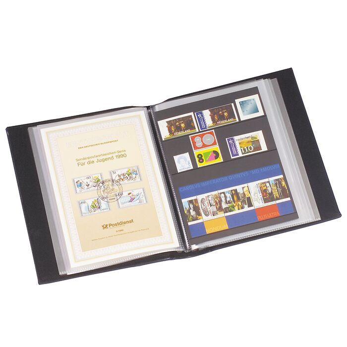 German First Day of Issue Card album with 50 clear pockets