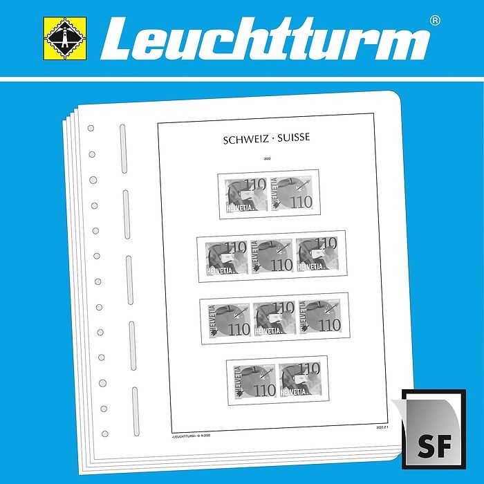 LIGHTHOUSE SF Preprinted Pages Switzerland - Se-tenant Combinations