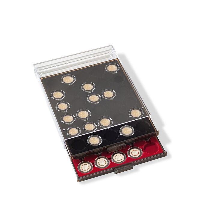 Coin boxes for coin capsules GRIPS