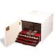 Coin Drawer Cabinet For 10 Standard Coin Drawers, white