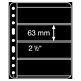 plastic pockets VARIO PLUS 4S, extra Strong film, 4-way division, black