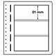 LIGHTHOUSE LB-Blank sheets, 3-way division, 190x 81 mm