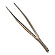 Stamp tong 31, deluxe, 12 cm. Straight and pointed shape.