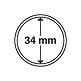 coin capsules inner diameter 34 mm