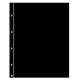 Plastic sheets FOLIO, interleaves, black