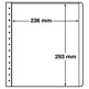 LIGHTHOUSE LB-Blank sheets, 1-way division, 236x293 mm