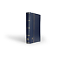 A4 Stock Book COMFORT, 64 black pages, padded cover, blue