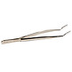 Stamp Tweezers 62 Deluxe,  Bent Spade, 15cm