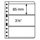plastic pockets VARIO 3C, 3-way division, clear film