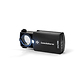 Pull Out-magnifier with LED, magnification 20 x, black, Ø 18 mm