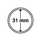 coin capsules inner diameter 31 mm