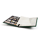 Stockbook BASIC, DIN A4, 16 black pages, non-padded cover, green
