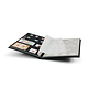 Stockbook BASIC, DIN A4, 32 black pages, non-padded cover, black