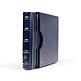 Turn-bar binder PERFECT DP, in classic design with slipcase, blue