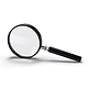 Magnifier with handle LU2 with magnification 2.5x and 5x