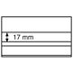 Standard cards PVC 148x85 mm,2 clear strips with cover sheet,black card, 100 per pack