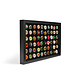 FINESTRA P60 presentation frame for 60 champagne caps/bottle caps, black
