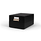 Archive box LOGIK C6, inner size 170 x 120 mm, black
