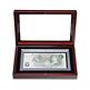 VOLTERRA Single Banknote Case with Glass Lid, including Banknote Capsule