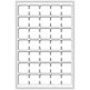Coin tray L for 35 coins up to 38 mm Ø, blue, pack of 2
