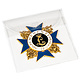 Protective pocket for medals,  medallions, and decorations up to 90 mm, pack of 50