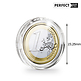 ULTRA coin capsules Perfect Fit for 1 Euro (23,25 mm), pack  of 10